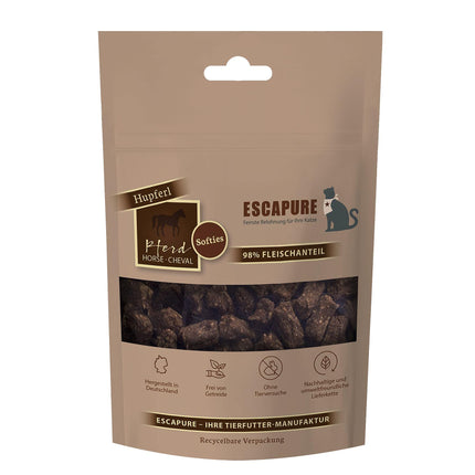 Escapure Hupferl Softies Horse - meat treats for cats, horse meat