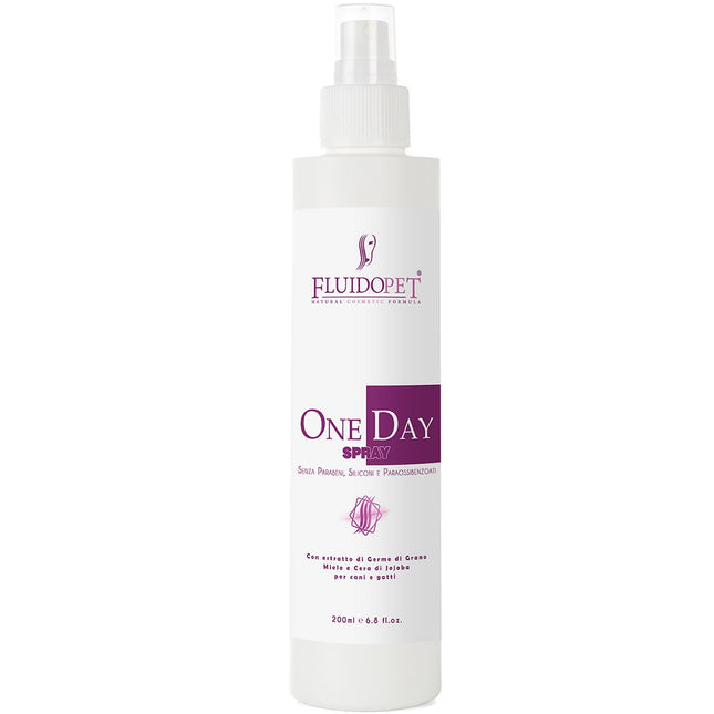 FluidoPet One Day Spray - a nourishing and moisturizing fur treatment for daily care