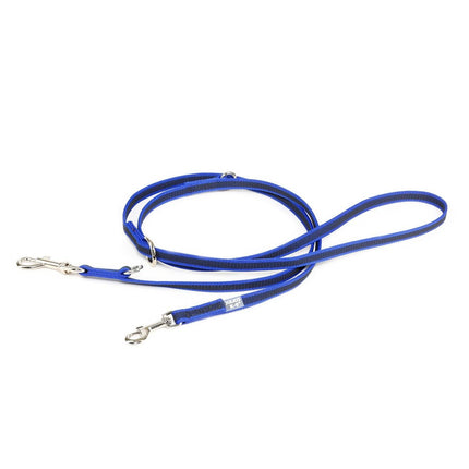 Julius K9 Color & Gray Supergrip Leash 1.4x220cm - adjustable dog leash, non-slip