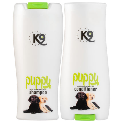 K9 Puppy Aloe Vera Set - a set of gentle cosmetics for puppies, shampoo and conditioner with aloe vera