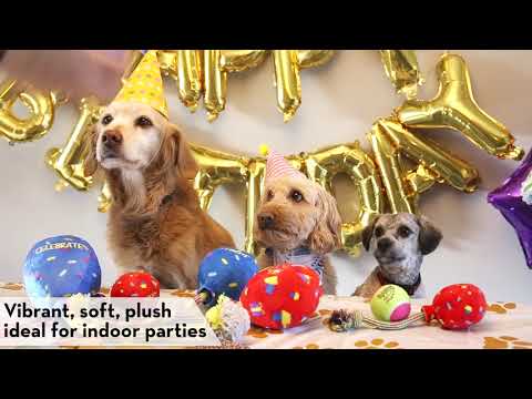 KONG Occasions Birthday Balloon L - plush birthday balloon for dogs