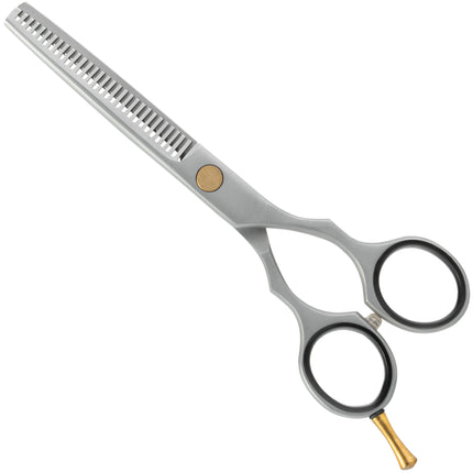 Henbor Superior Golden Line Thinner - single-sided thinning shears with a matte finish, 30 teeth