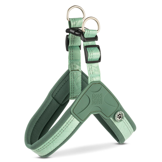 Max&Molly Q - Fit Harness Matrix 2.0 Jade - lightweight step-in harness for dogs, with QR identifier