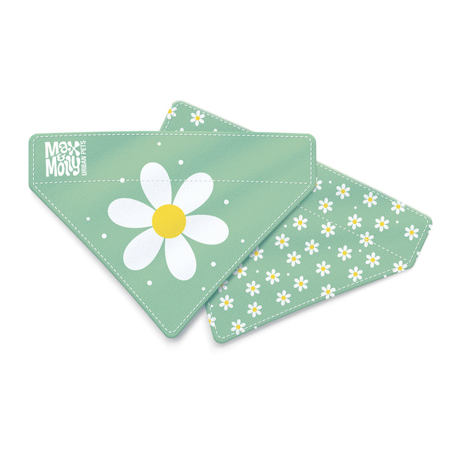 Max&Molly Reversible Bandana Margarite - dog bandana, double-sided, daisy pattern