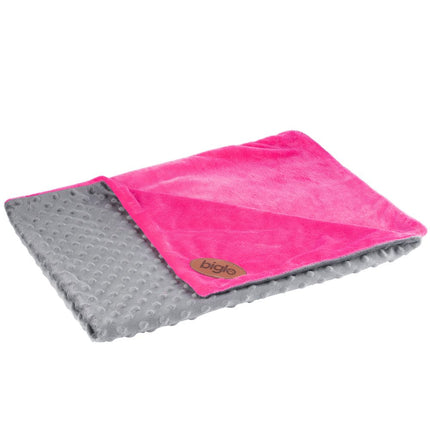 Biglo Minky Blanket - soft, fleece blanket for dogs and cats