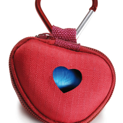 Bag Dispenser - heart-shaped bag holder for dogs + bags