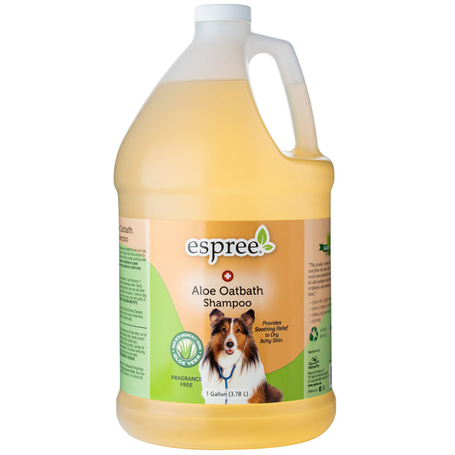 Espree Aloe Oatbath Medicated Shampoo - medicated shampoo for dogs, for dry and itchy skin, concentrate 1:5