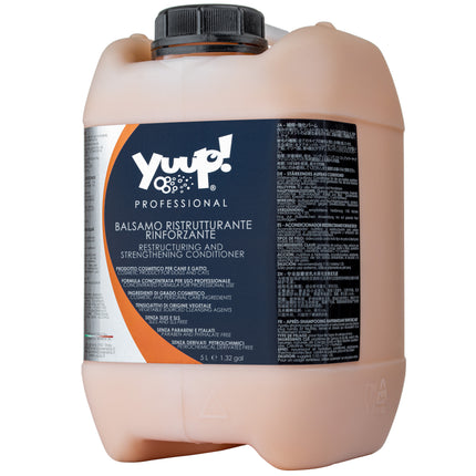 Yuup! Professional Restructuring and Strengthening Conditioner - professional conditioner that strongly rebuilds and strengthens fur, concentrate 1:20