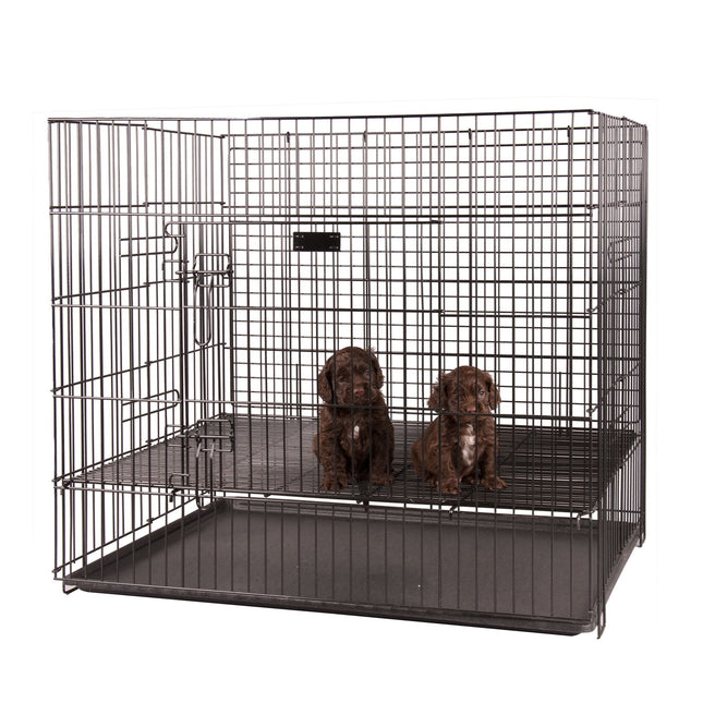 Show Tech Medium Puppy Play Pen - puppy pen with double, adjustable bottom