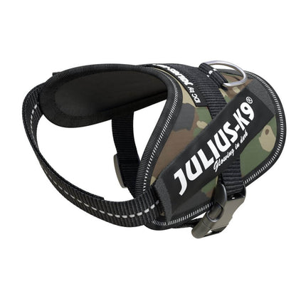 Julius - K9 IDC Powerharness Camouflage - high-quality harness for dogs in camouflage/khaki color