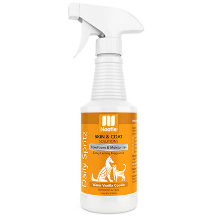 Nootie Warm Vanilla Cookie Daily Spritz - nourishing and refreshing spray for pet fur, with a vanilla cookie scent