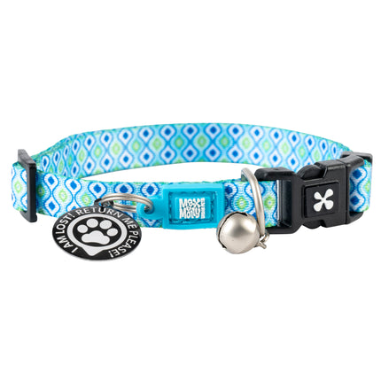 Max&Molly GOTCHA! Smart ID Cat Collar Retro - colorful collar for cats with a smart Tag pendant