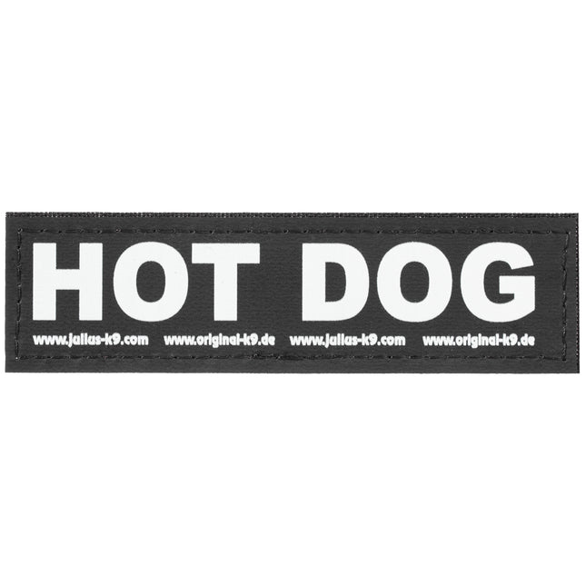 Julius - K9 Hot Dog Patch 2pcs - Velcro for Julius K9 Harnesses