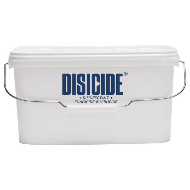 Disicide Disinfecting Plastic Bucket - container for disinfecting tools and accessories, made of plastic