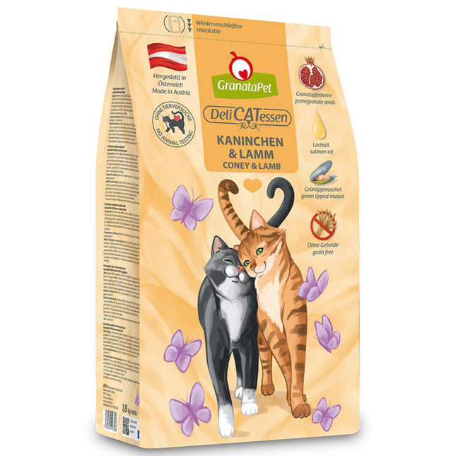 GranataPet DeliCatessen Coney & Lamb - grain-free cat food, rabbit and lamb