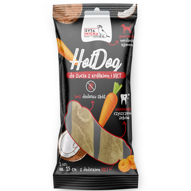 Syta Micha HotDog - dog chews with rabbit and MCT