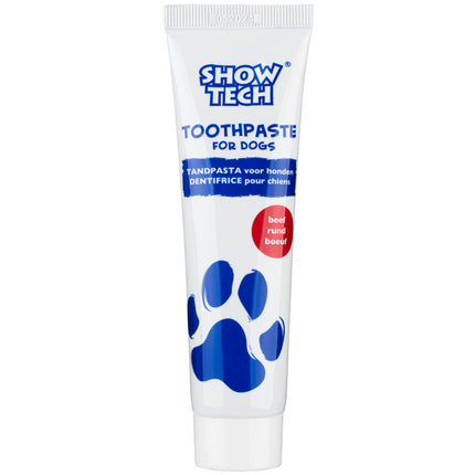 Show Tech Beef Toothpaste 85g - dog toothpaste with fluoride, beef flavor