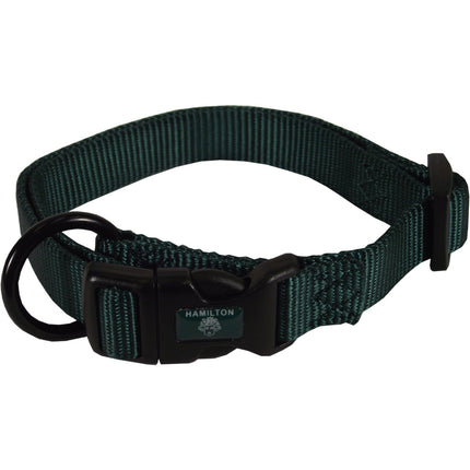 Hamilton Classic Adjustable Collar - nylon collar with adjustable circumference, for medium breed dogs