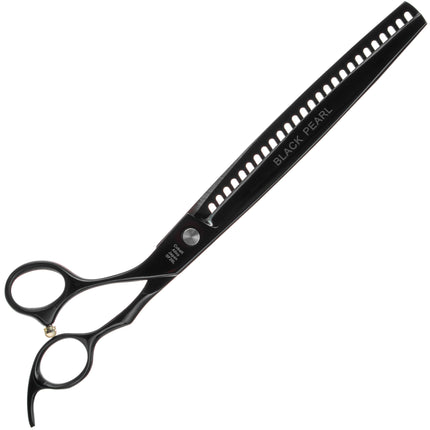 Geib Black Pearl Lefty Chunker 8.5 - 8.5 single-sided thinning shears for left-handed users, 26 teeth