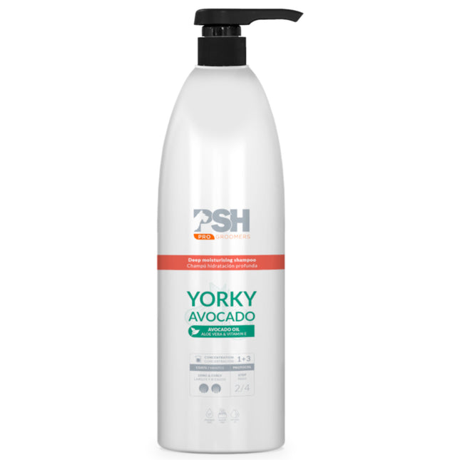 PSH Pro Yorky Avocado Shampoo - moisturizing shampoo for long and curly fur, concentrate 1:3