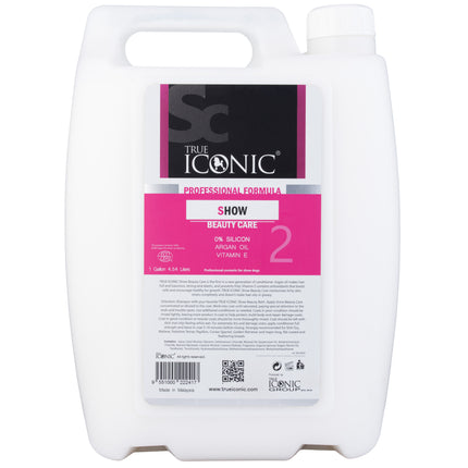 True Iconic Show Beauty Care - intensely moisturizing conditioner for long hair with argan oil and vitamin E - 4.5L