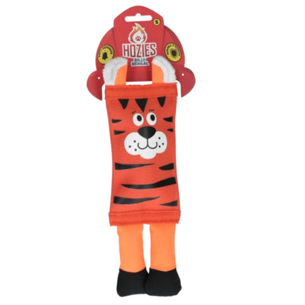 Holland Hozies Billy Bengal - dog toy made from fire hose, tiger with squeaker