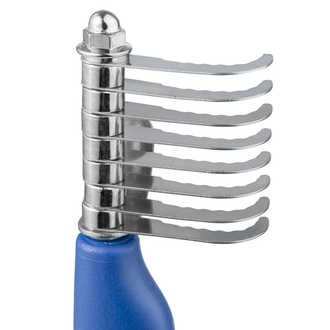 Side trim filcak with plastic handle, curved blades