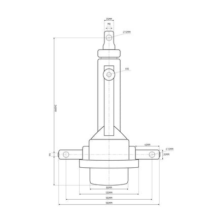 Hydraulic Lifter - hydraulic lift/cylinder for Blovi Venus grooming tables