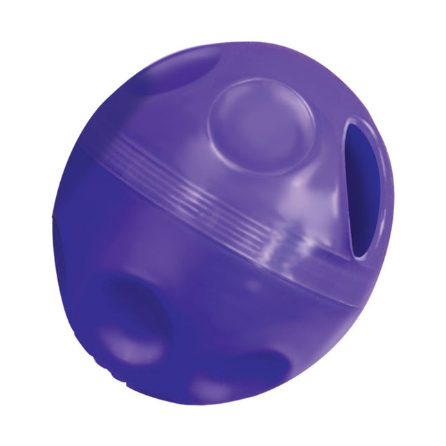 KONG Cat Treat Dispensing Ball - treat-dispensing toy for cats, lightweight plastic ball