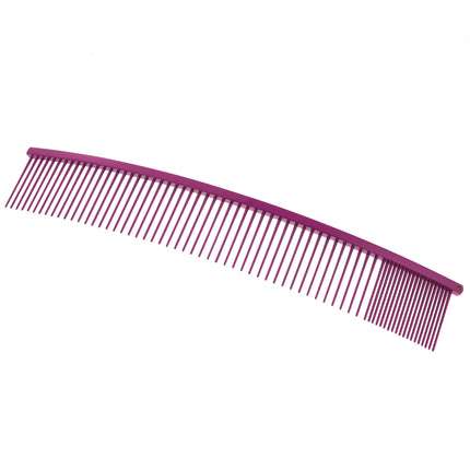 Show Tech Curved Comb - very lightweight, curved comb, perfect for finishing the coat, mixed pin spacing