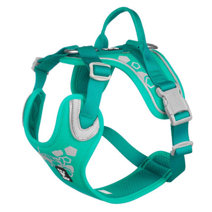 Hurtta Weekend Warrior Harness Peacock - harness for active dogs - 80 - 100