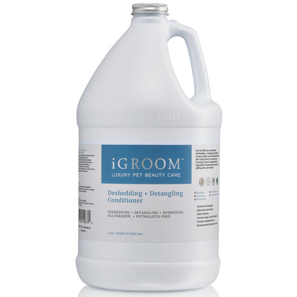 IGroom Deshedding & Detangling Conditioner - conditioner for dogs and cats that facilitates brushing and removes undercoat