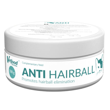 Vetfood Anti Hairball - hairball control preparation for cats, powder for hairballs