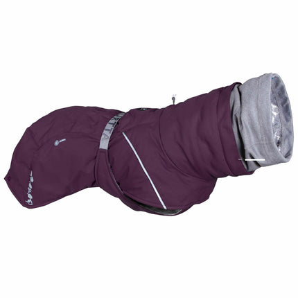 Hurtta Extreme Warmer III Eco Eggplant - waterproof winter jacket for dogs, with a warm lining