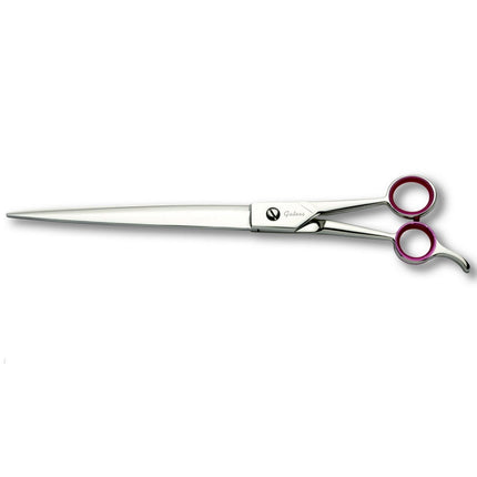 Geib Gator Straight Scissors, straight grooming scissors made of Japanese stainless steel with micro-serration.