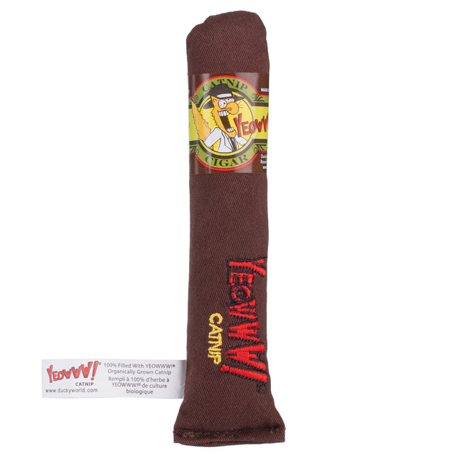 Yeowww! Cigar Cat Toy - cat toy with organic catnip, cigar shape