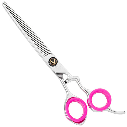 P&W Alien Hand Made Double Thinning - professional double-sided thinning shears with micro-grinding, 42 teeth