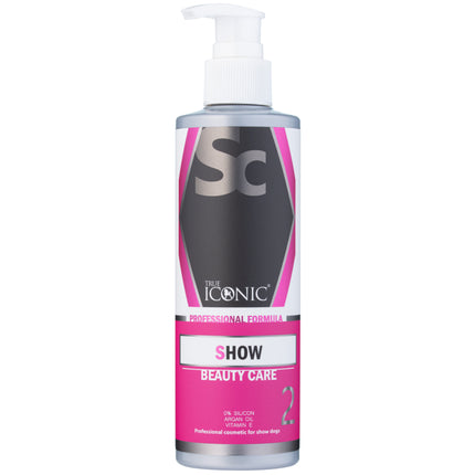 True Iconic Show Beauty Care - intensely moisturizing conditioner for long fur with argan oil and vitamin E