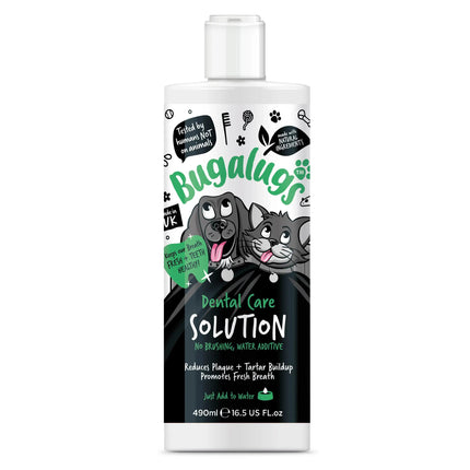 Bugalugs Dental Care Solution - oral hygiene liquid for dogs and cats, water additive