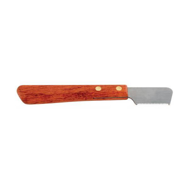 Chadog Coarse Stripping Knife - classic trimmer, serrated, left-handed