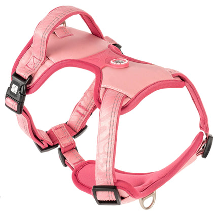 Max&Molly Sport Harness Matrix 2.0 Rose - adjustable harness for dogs, with QR identifier, pastel pink