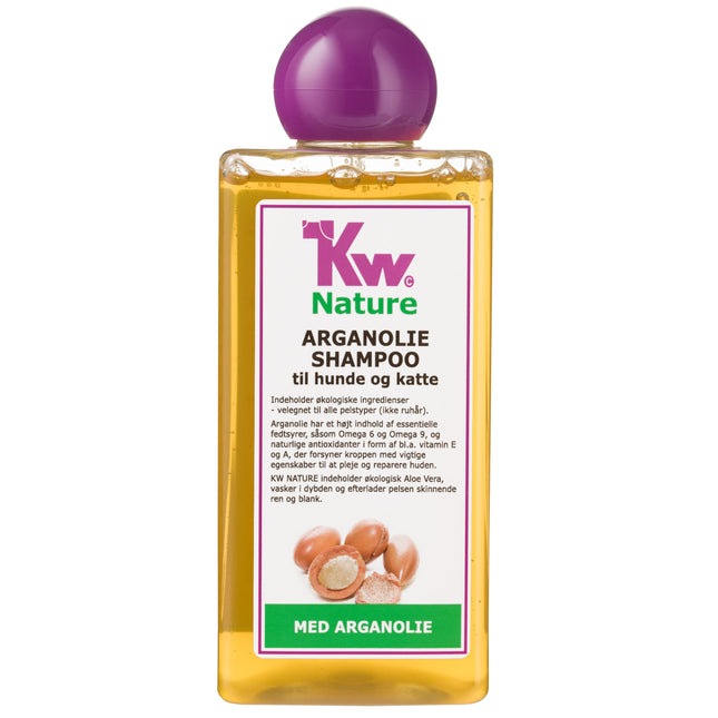 KW Nature Argan Oil Shampoo - argan shampoo for dogs and cats, concentrate 1:3