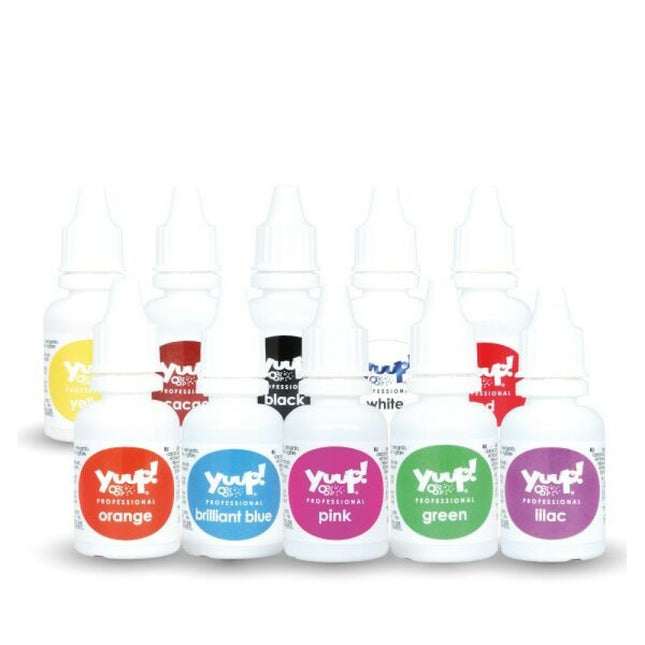 Yuup! Color Grooming Airbrush - airbrush coloring ink, orange color