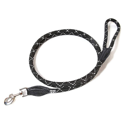 Julius K9 Rope Leash - rope leash for dogs with leather finish