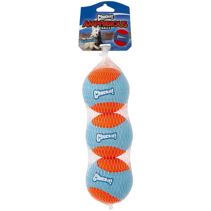 Chuckit! Amphibious Balls 3pcs - non-sinking balls for dogs