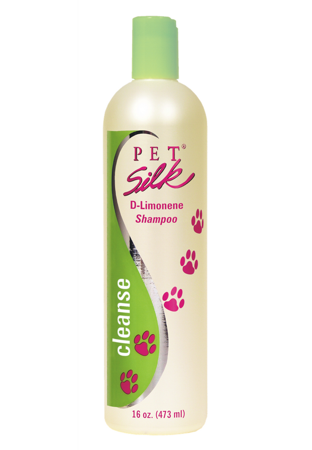 Pet Silk D - Limonene Shampoo - flea and tick repellent shampoo for dogs, soothes irritation from bites, concentrate 1:16