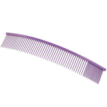 Show Tech Curved Comb - very lightweight, curved comb, perfect for finishing the coat, mixed pin spacing