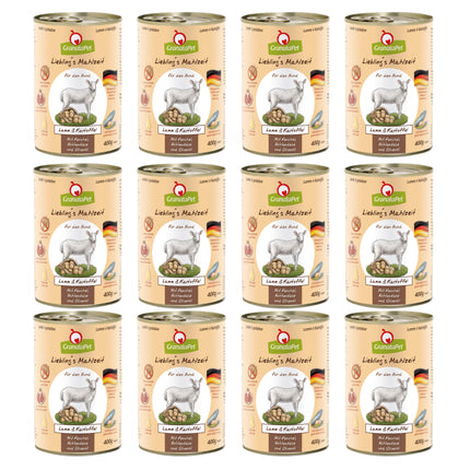 GranataPet Lamb & Potato - grain-free wet dog food, lamb and potatoes