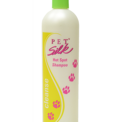 Pet Silk Hot Spot Shampoo - therapeutic shampoo for problematic skin in dogs and cats, concentrate 1:16