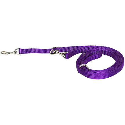 Hamilton Double Thick Euro Leash - adjustable nylon leash, 6-in-1, for small dogs